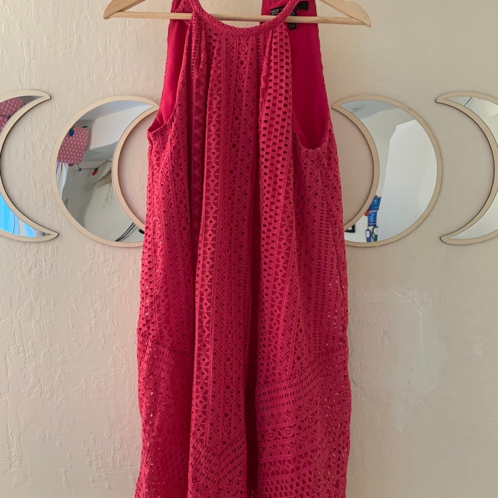 worn two times, pink dress!